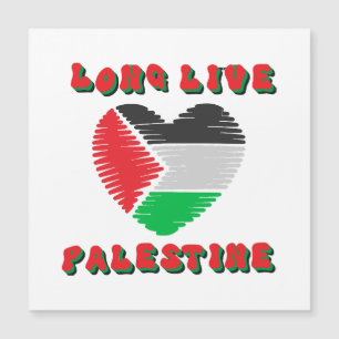 Carte Magnétique Vive la Palestine