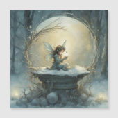 Carte Magnétique Vœu de Noël (Devant)