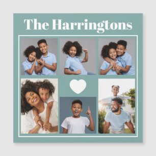 Carte Magnétique VOS photos, texte et couleur