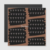 Carte Magnétique Votre aimant de danse (Devant / Derrière)