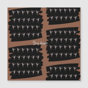 Carte Magnétique Votre aimant de danse