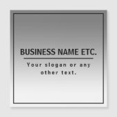 Carte Magnétique Votre nom d'entreprise ou marque, etc. (Devant)