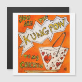 Carte Magnétique Vous êtes le Kungpow (Devant / Derrière)