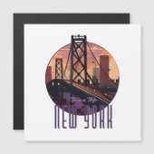 Carte Magnétique Voyage à New York (Devant / Derrière)