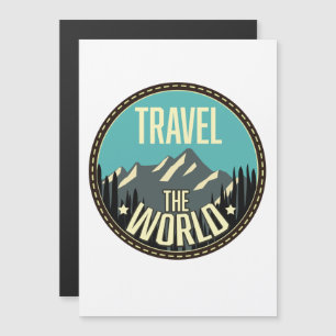 Carte Magnétique Voyagez à travers le Monde