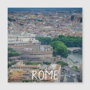 Carte Magnétique Vue sur le centre historique de Rome depuis Magne