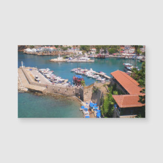 Carte Magnétique Vue sur le port, plage Mermerly dans la ville Anta