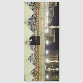 Carte Magnétique Vue sur le toit des pèlerins du Hadj à la Kaaba, L