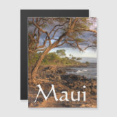 Carte Magnétique Vue sur l'océan du Maui (Devant / Derrière)