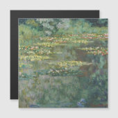 Carte Magnétique Water Lily Pond Claude Monet (Devant / Derrière)