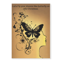 Whispers d'hiver : salutations sur les ailes papil