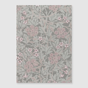 Carte Magnétique William Morris Jasmine Motif de fleurs