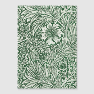 Carte Magnétique william morris marigold vert floral fleur