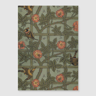 Carte Magnétique William Morris Trellis Wallpaper Art