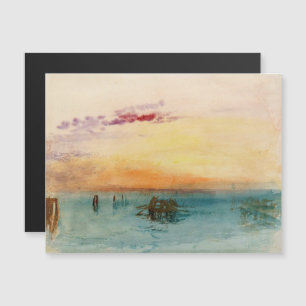 Carte Magnétique William Turner - Le lagon près de Venise au couche