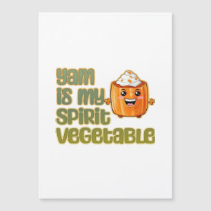 Carte Magnétique Yam Is My Spirit Vegetable Classic
