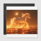 Carte Magnétique Year of the Fire Horse 2026, Magnetic Card (Devant / Derrière)