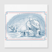 Carte magnétique Yeti (Devant)