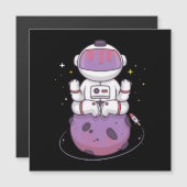 Carte Magnétique Yoga spatial  (Devant / Derrière)