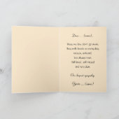 Carte Magnificent weeping willow by a pond, sympathy (Intérieur)