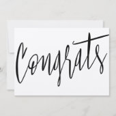 Carte Magnifique chic moderne "Félicitations" (Devant)