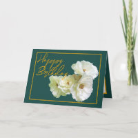 Magnifique Chic Rose Blanc Bouquet Floral Annivers