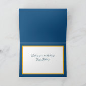 Carte Magnifique Chic Rose Blanc Bouquet Floral Annivers (Intérieur)