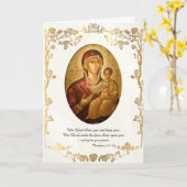 Carte Magnifique Delicate Gold Rose fête des mères Salut (Fleur jaune)