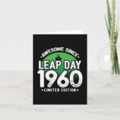 Carte Magnifique depuis 1960 - Leap Day Leap Année Anniv (Devant)