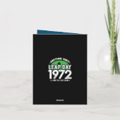 Carte Magnifique depuis 1972 Leap Année Jour Février 29  (Dos)