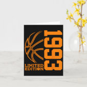 Carte Magnifique Depuis 1993 Anniversaire Bysketbyll Lim (Fleur jaune)