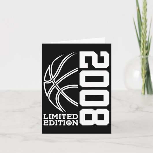 Carte Magnifique depuis 2008 Anniversaire Bysketbyll Lim (Devant)