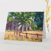 Carte Magnifique ferme d'automne en Illinois (Fleur jaune)