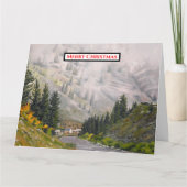 Carte Magnifique oeuvre de montagne pittoresque (Devant)