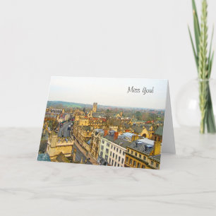 Carte Magnifique Oxford, Angleterre, High Street, The Hi