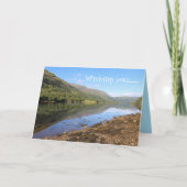 Carte Magnifique vue Leven Loch, Écosse (Devant)