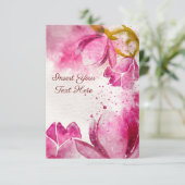 Carte Magnolia Aquarelle  (Debout devant)