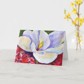 Carte Magnolia & Azaleas (Fleur jaune)