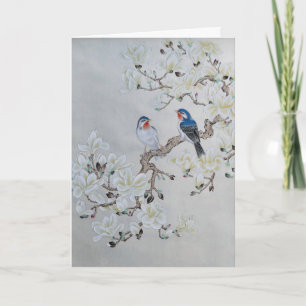 Carte Magnolia blanc
