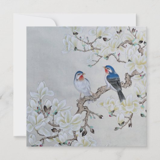 Carte Magnolia blanche (Devant)