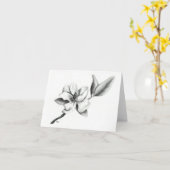 Carte Magnolia douce (Fleur jaune)