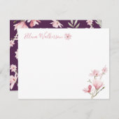 Carte Magnolia Flower (Devant / Derrière)