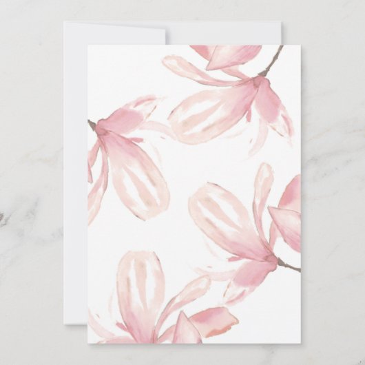 Carte Magnolia Mariage (Dos)