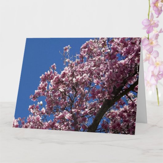 Carte Magnolia pour la fête des mères (Orchidée)