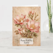 Carte Magnolia Vintage (Devant)