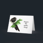 Carte Magpie's Like Sparkly things Funny Birthday<br><div class="desc">Magpie est comme des choses étincelantes cette carte amusante est une carte d'anniversaire parfaite pour votre personne Magpie préférée dans votre vie qui aime aussi les choses étincelantes et a un sens de l'humour</div>