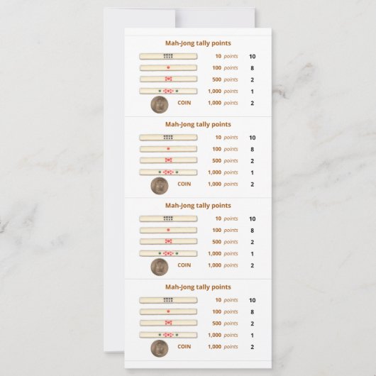 Carte Mah-Jong - 2 (avec pièce) (Devant)