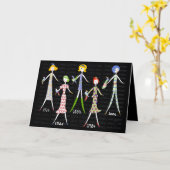 Carte Mah Jongg 100 ans (Fleur jaune)