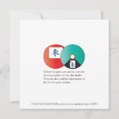 Carte Mah Jongg Adobe Flat Card (Dos)