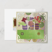 Carte Mah Jongg Green Table Flat (Devant / Derrière)